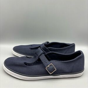 Children’s Place Shoes Youth Size 4 Blue Mary Jane Adjustable Strap‎